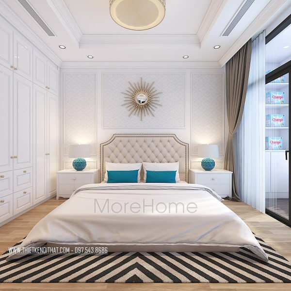 Thiết kế nội thất phòng ngủ chung cư Times City